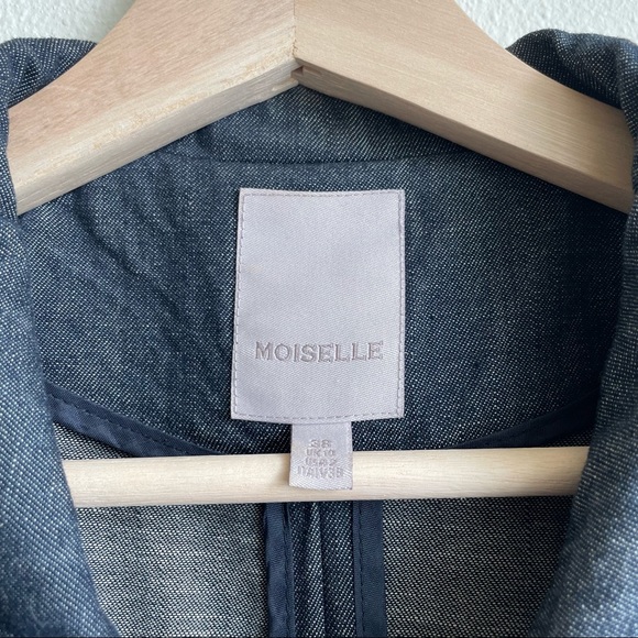 Moiselle Denim Ruffle Designer Dress - Picture 3 of 12